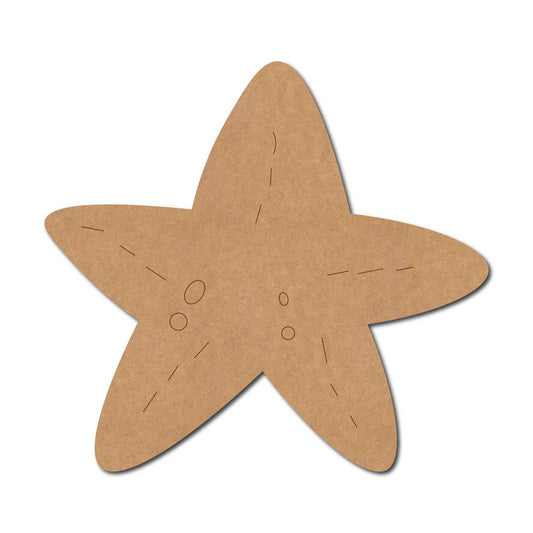 Star Fish Pre Marked MDF Design 4