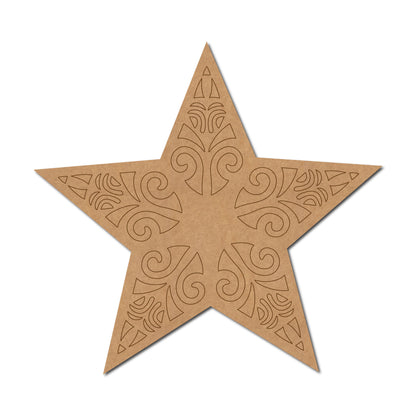 Star Pre Marked MDF Design 1