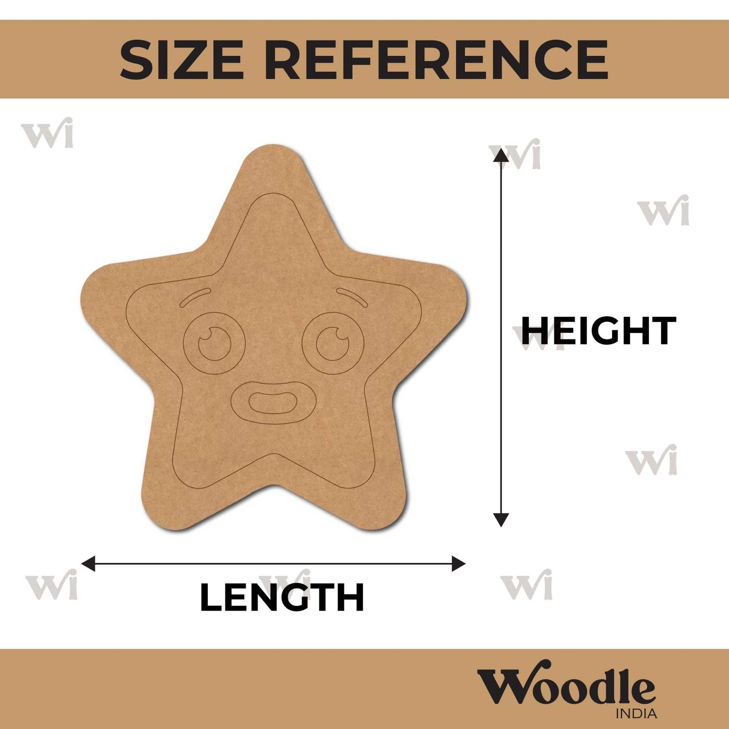 Star Pre Marked MDF Design 4