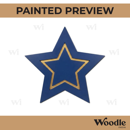 Star Ring Frame MDF Design 1