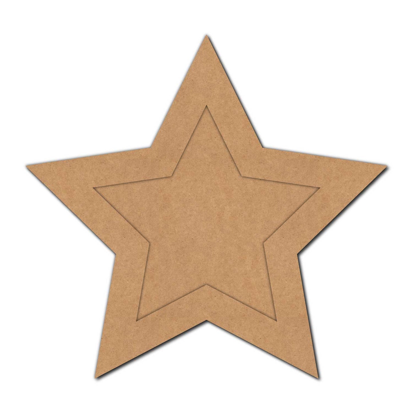 Star Ring Frame MDF Design 1