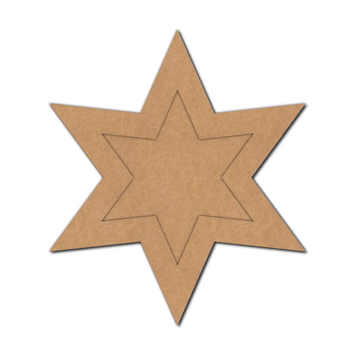 Star Ring Frame MDF Design 2
