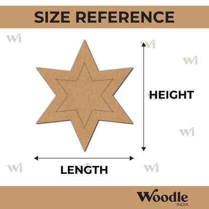 Star Ring Frame MDF Design 2