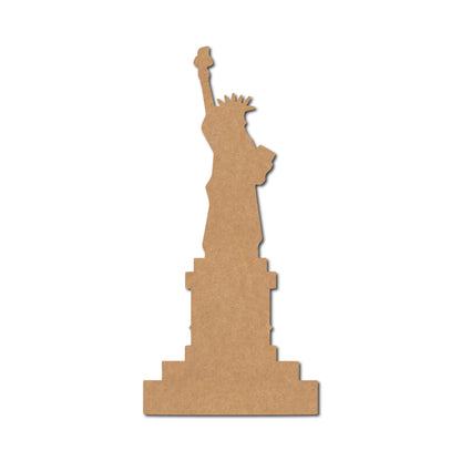 Statue Of Liberty Monument Cutout MDF Design 1