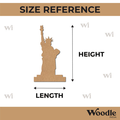 Statue Of Liberty Monument Cutout MDF Design 2