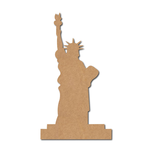 Statue Of Liberty Monument Cutout MDF Design 2