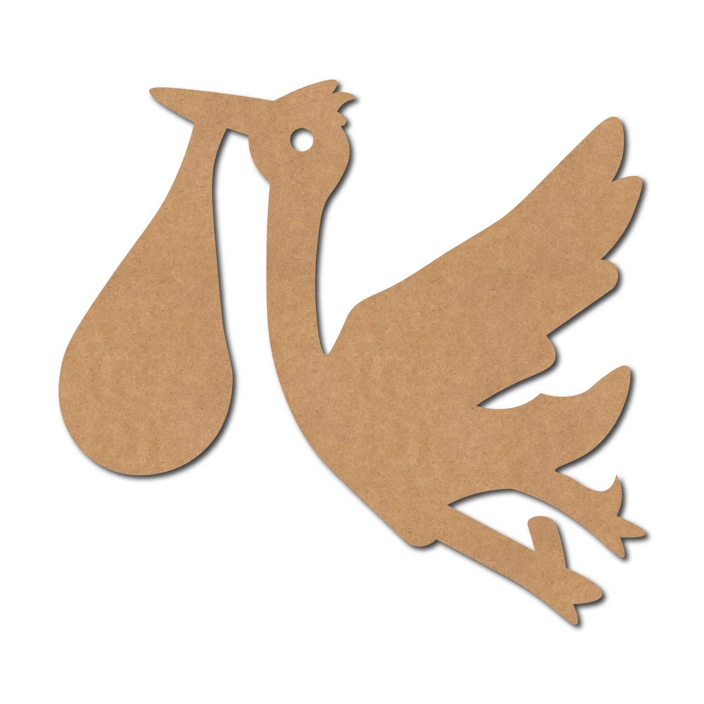 Stork Bird Cutout MDF Design 1