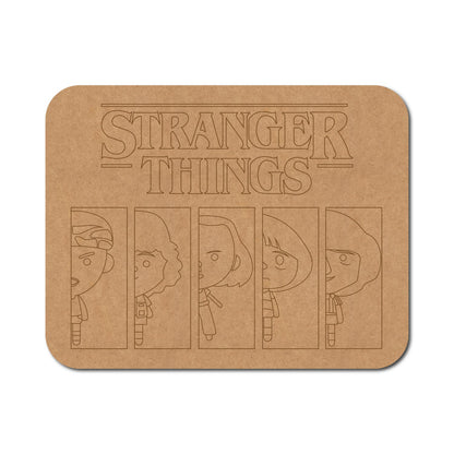 Stranger Things Pre Marked Base MDF Design 1