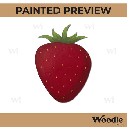 Strawberry Cutout MDF Design 1