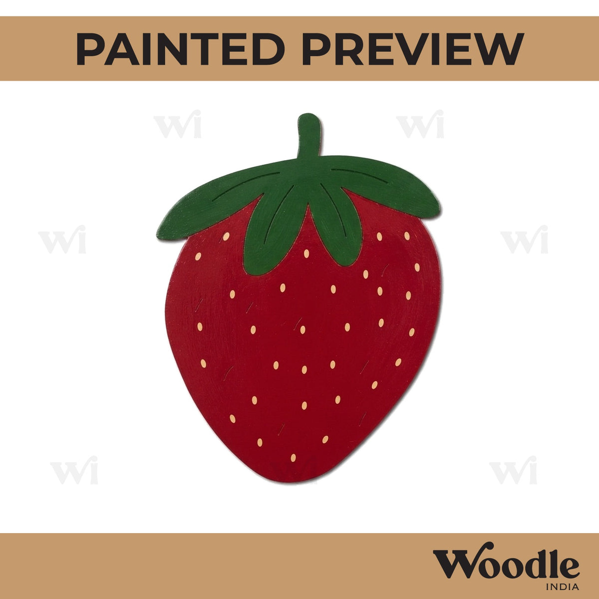 Strawberry Pre Marked MDF Design 2