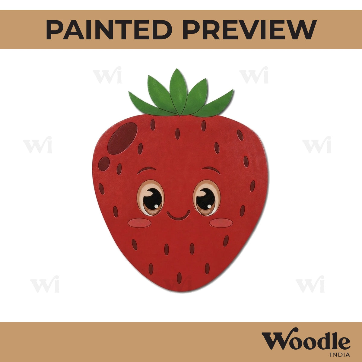 Strawberry Pre Marked MDF Design 3