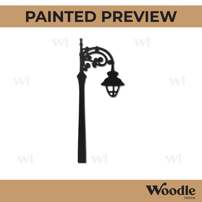 Street Lamp Cutout MDF Design 1