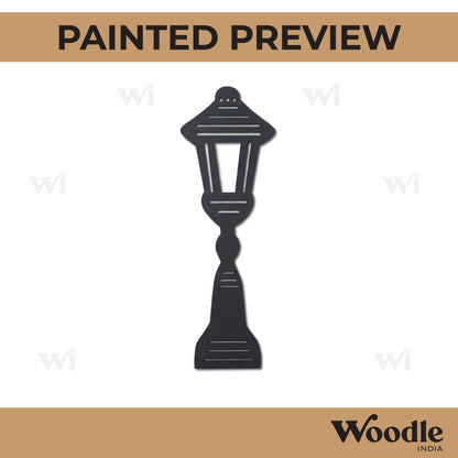 Street Lamp Cutout MDF Design 3