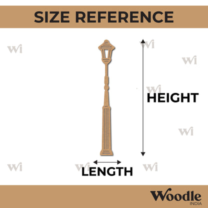 Street Lamp Light Cutout MDF Design 10