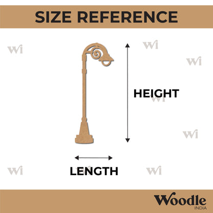 Street Lamp Light Cutout MDF Design 14