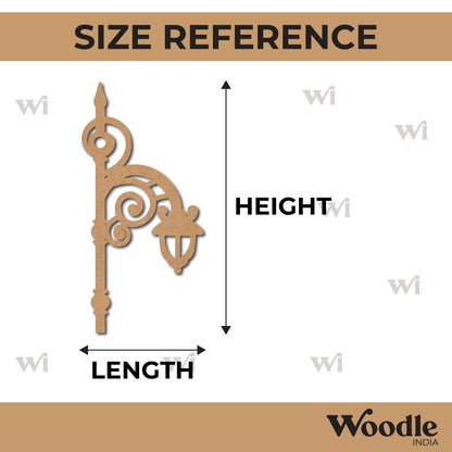 Street Lamp Light Cutout MDF Design 16