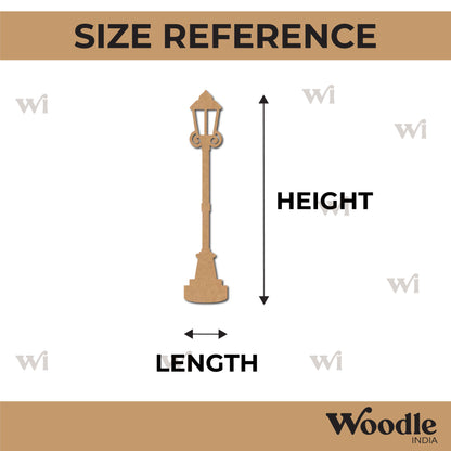 Street Lamp Light Cutout MDF Design 18