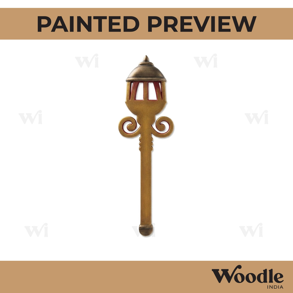 Street Lamp Light Cutout MDF Design 19