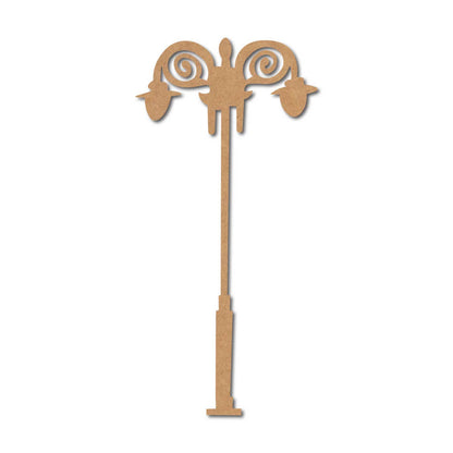 Street Lamp Light Cutout MDF Design 1