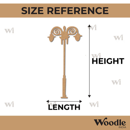 Street Lamp Cutout MDF Design 3