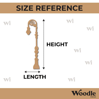 Street Lamp Light Cutout MDF Design 3