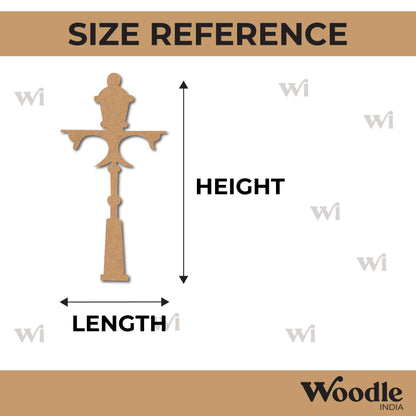 Street Lamp Light Cutout MDF Design 5