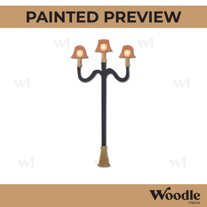 Street Lamp Light Cutout MDF Design 8
