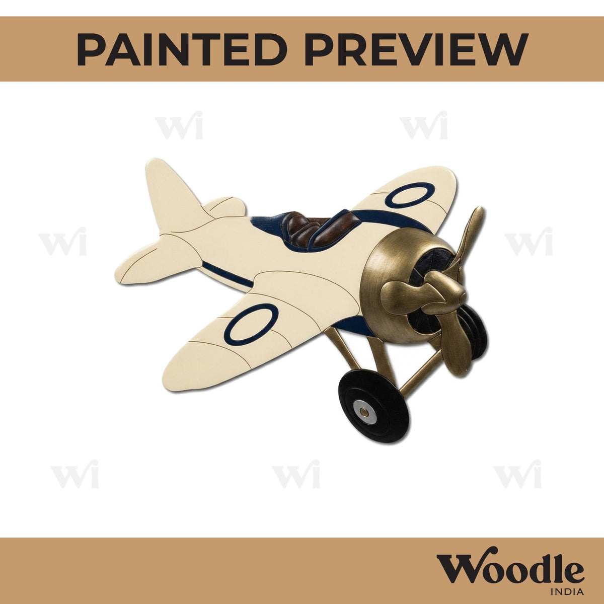 Stunt Plane Pre Marked MDF Design 1
