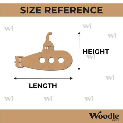 Submarine Cutout MDF Design 1
