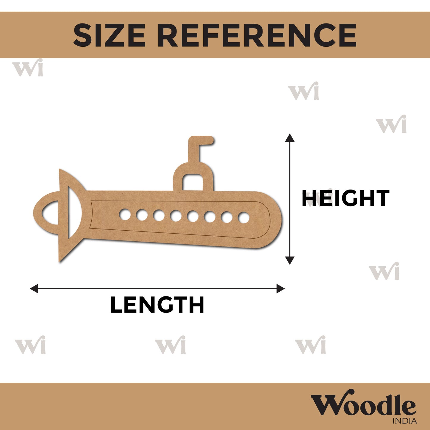 Submarine Pre Marked MDF Design 2