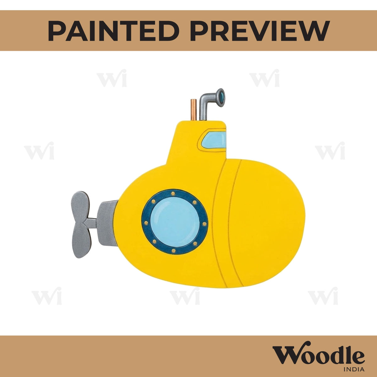 Submarine Pre Marked MDF Design 3
