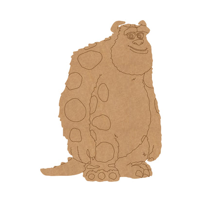 Sulley Monsters Inc. Disney Pre Marked MDF Design 1