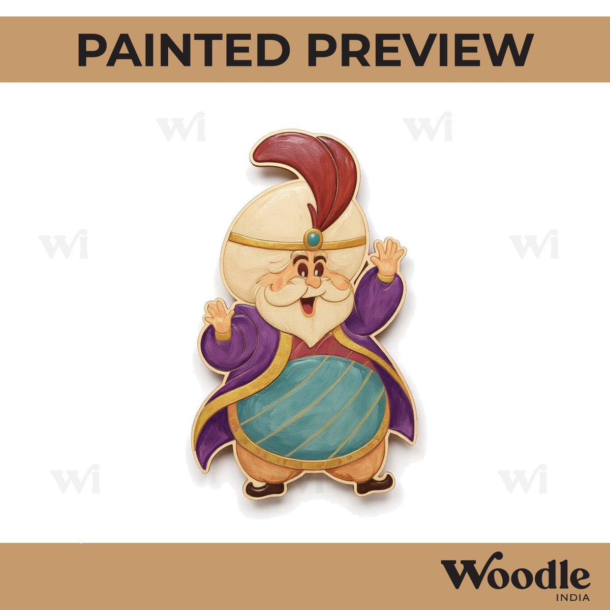 Sultan Aladdin Pre Marked MDF Design 1