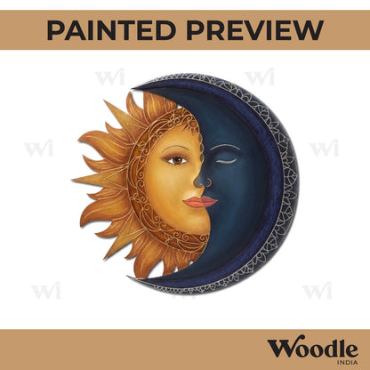 Sun And Moon Pre Marked MDF Design 1