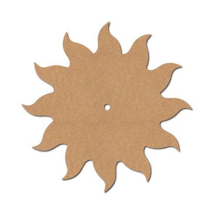 Sun Clock Base MDF Design 1