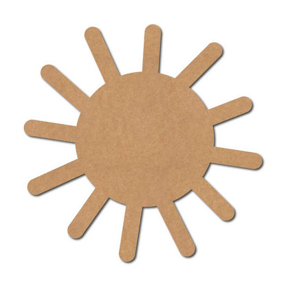 Sun Cutout MDF Design 1