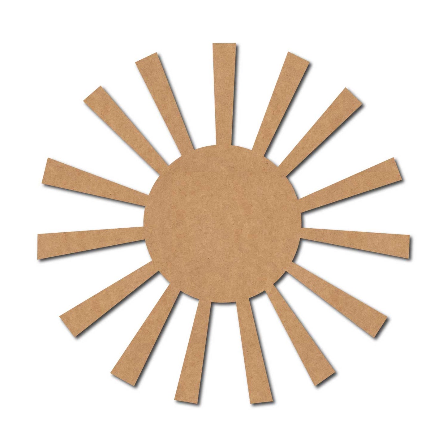 Sun Cutout MDF Design 2