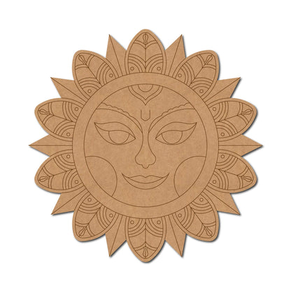 Sun Mandala Pre Marked MDF Design 1