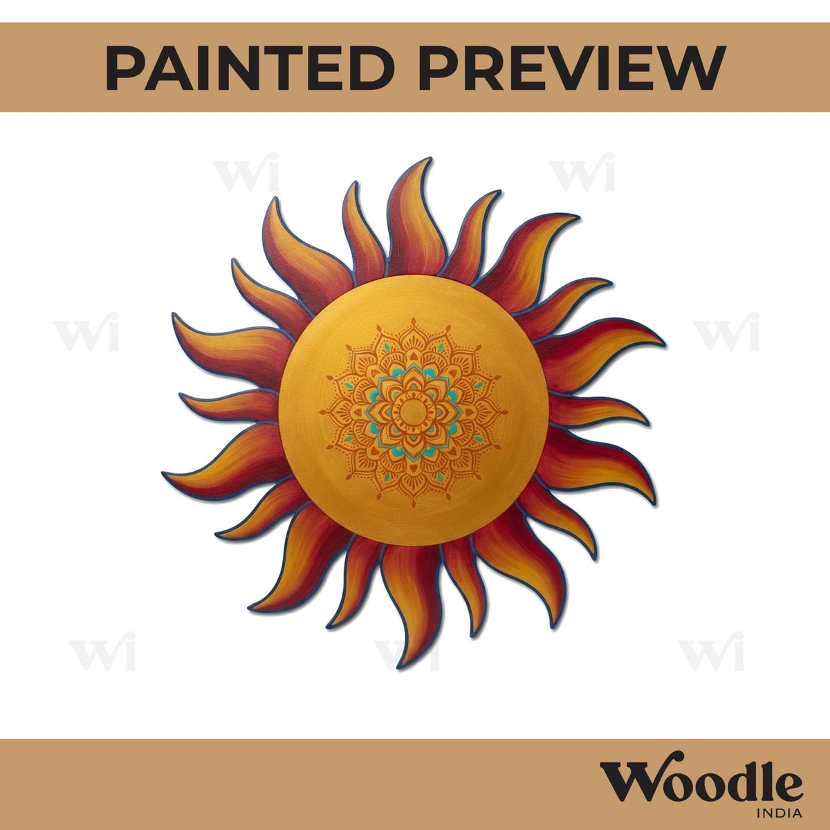Sun Pre Marked MDF Design 1