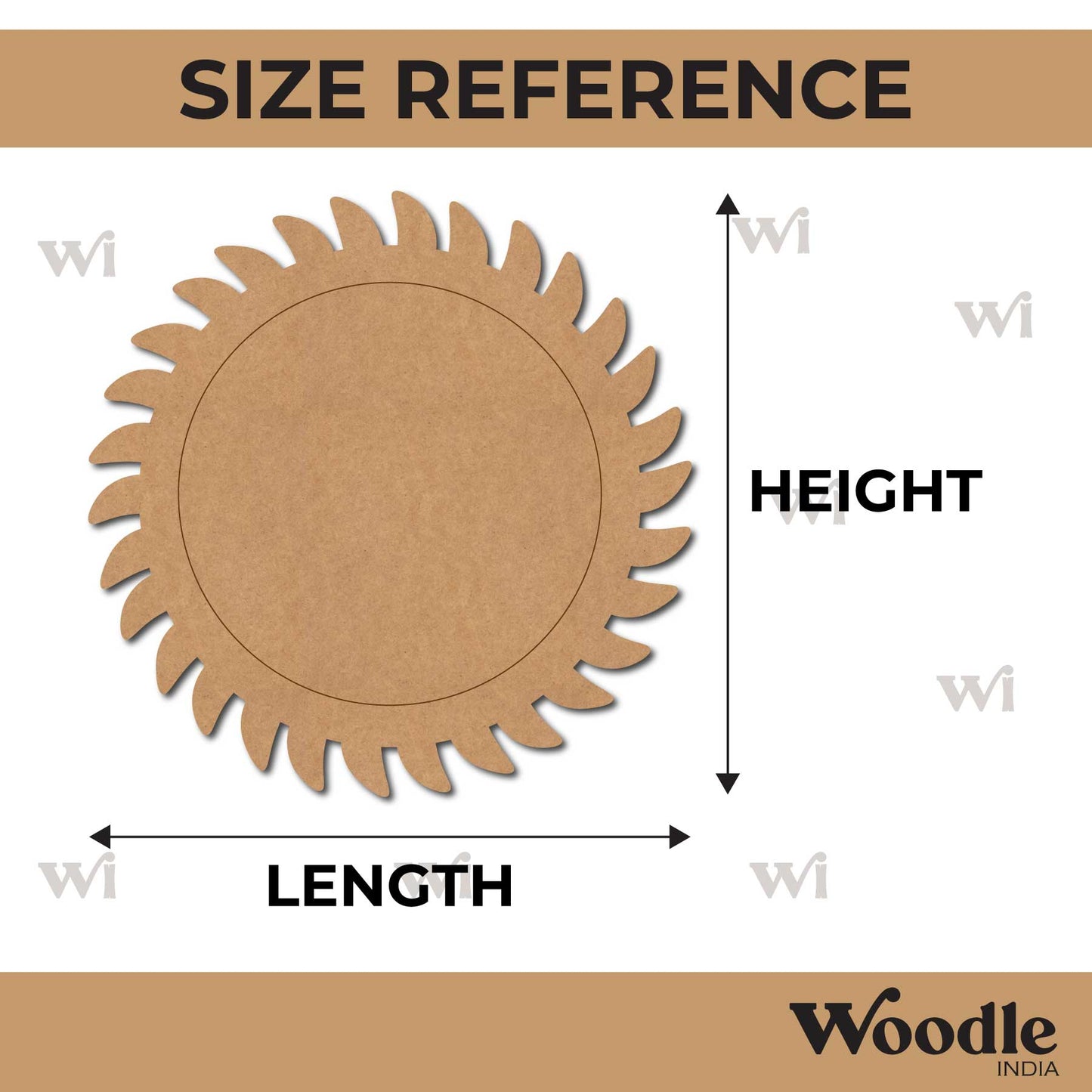 Sun Pre Marked MDF Design 10