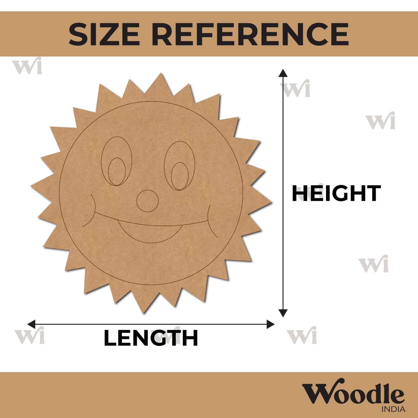 Sun Pre Marked MDF Design 4