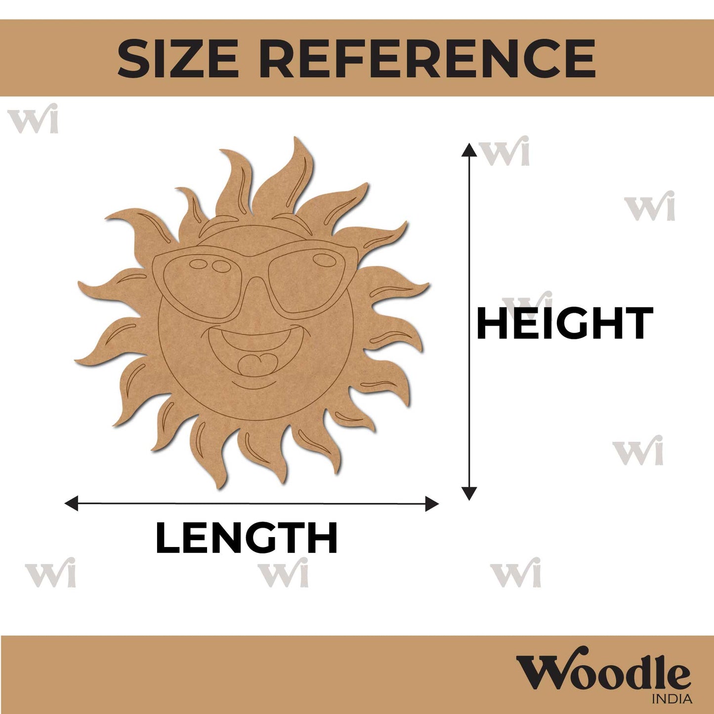 Sun Pre Marked MDF Design 6