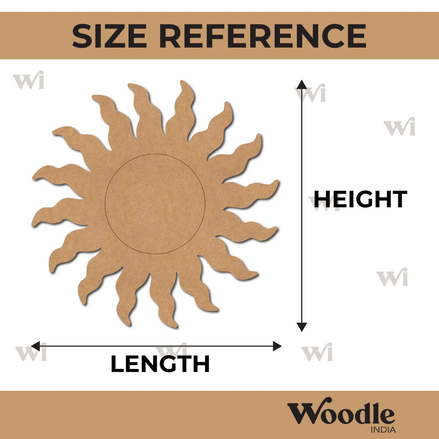 Sun Pre Marked MDF Design 8