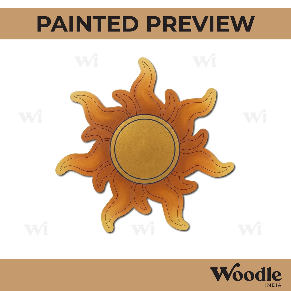 Sun Pre Marked MDF Design 9