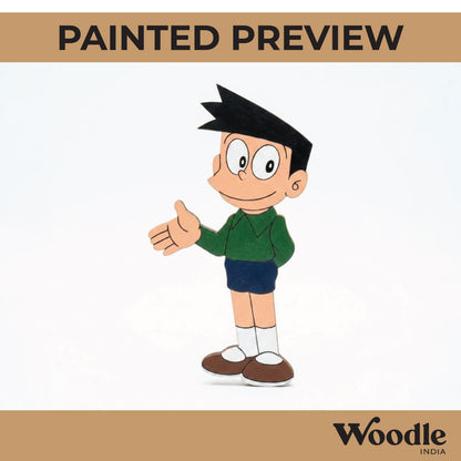 Suneo Doraemon Pre Marked MDF Design 1
