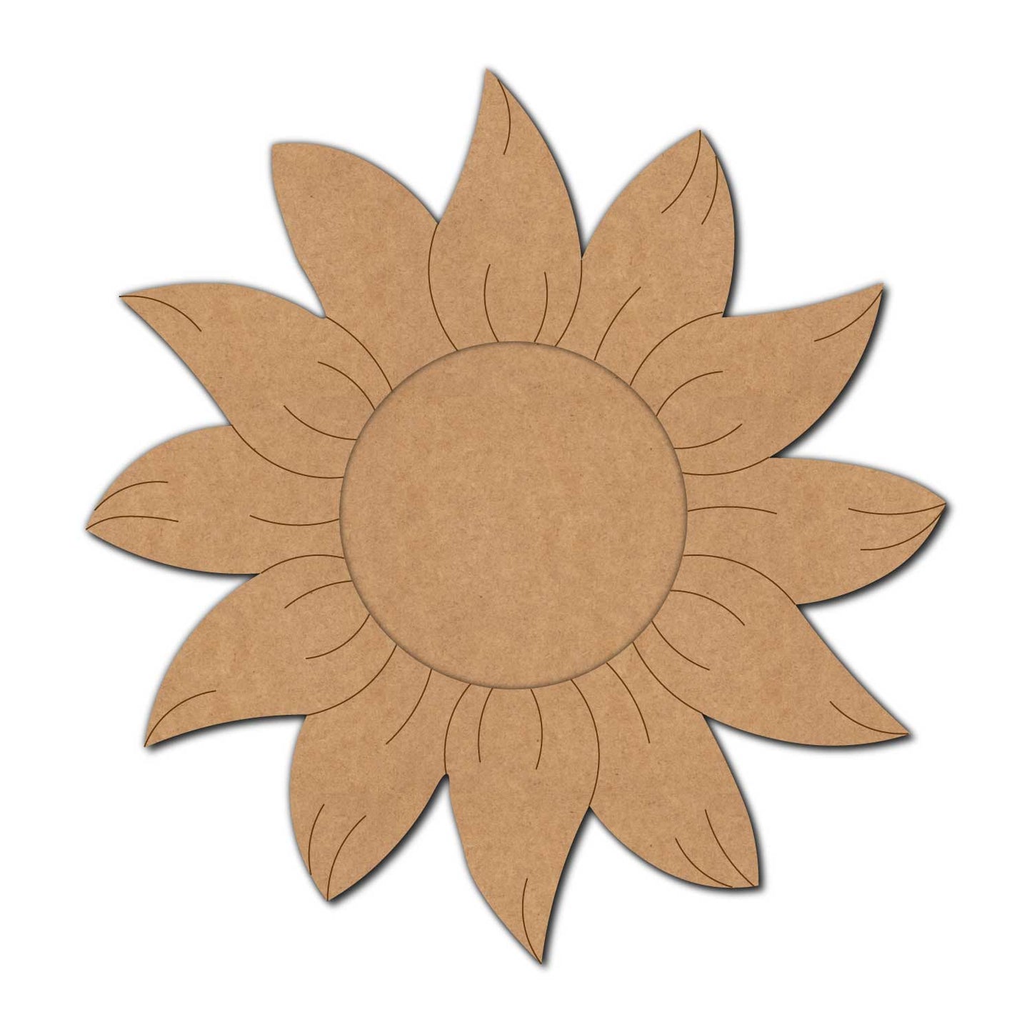 Sunflower Diya Tealight Holder Pre Marked MDF Design 2