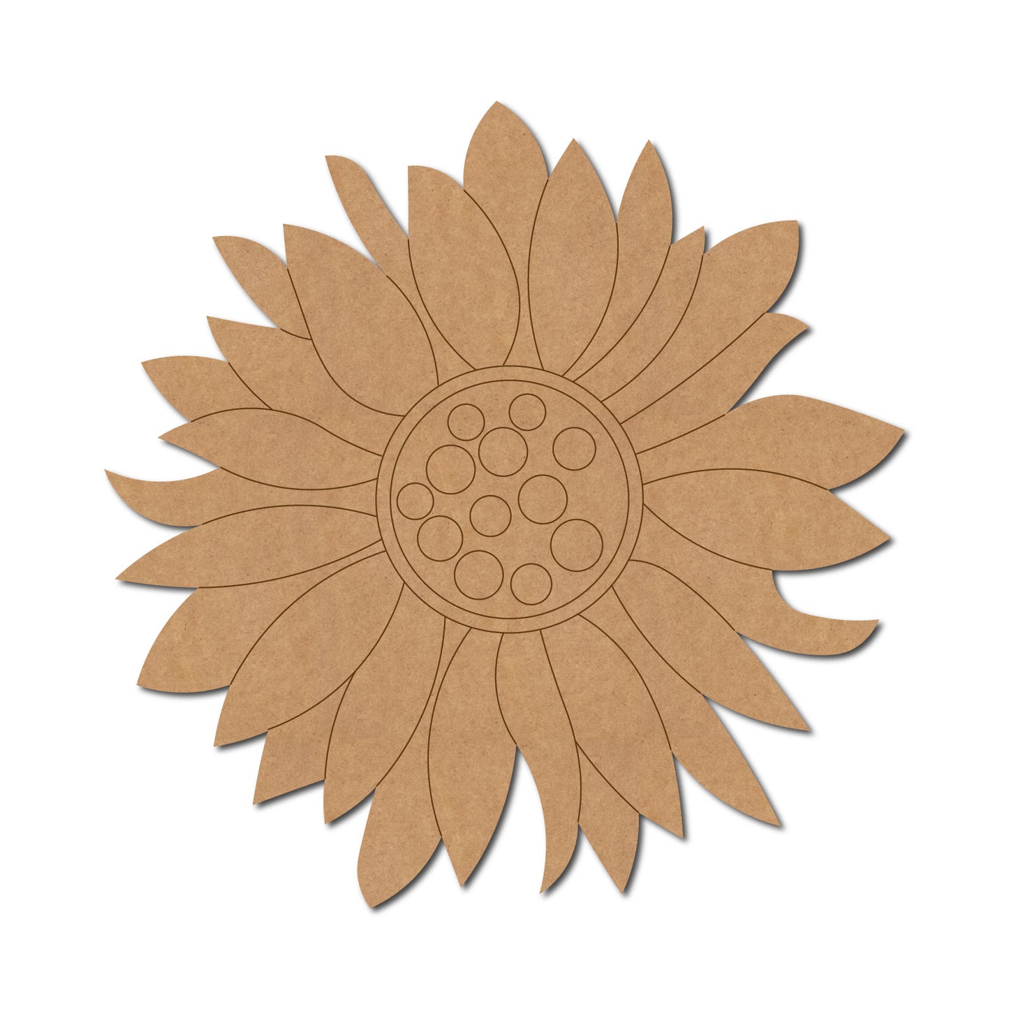 Sunflower Pre Marked MDF Design 1