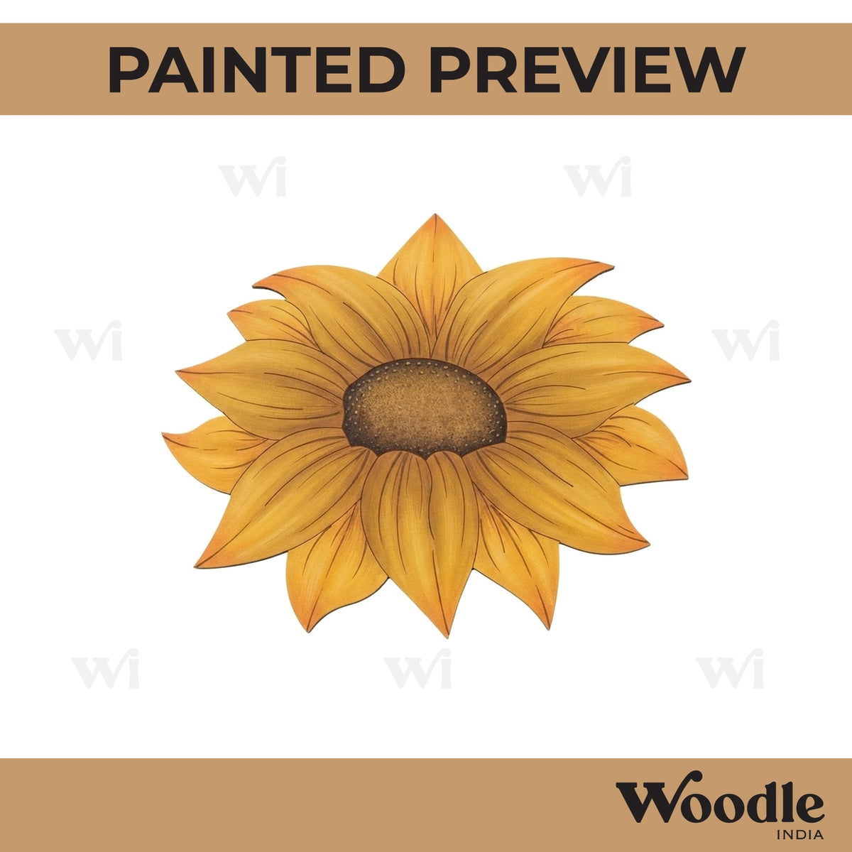 Sunflower Pre Marked MDF Design 12