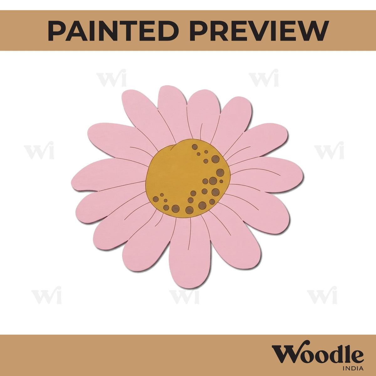 Sunflower Pre Marked MDF Design 2
