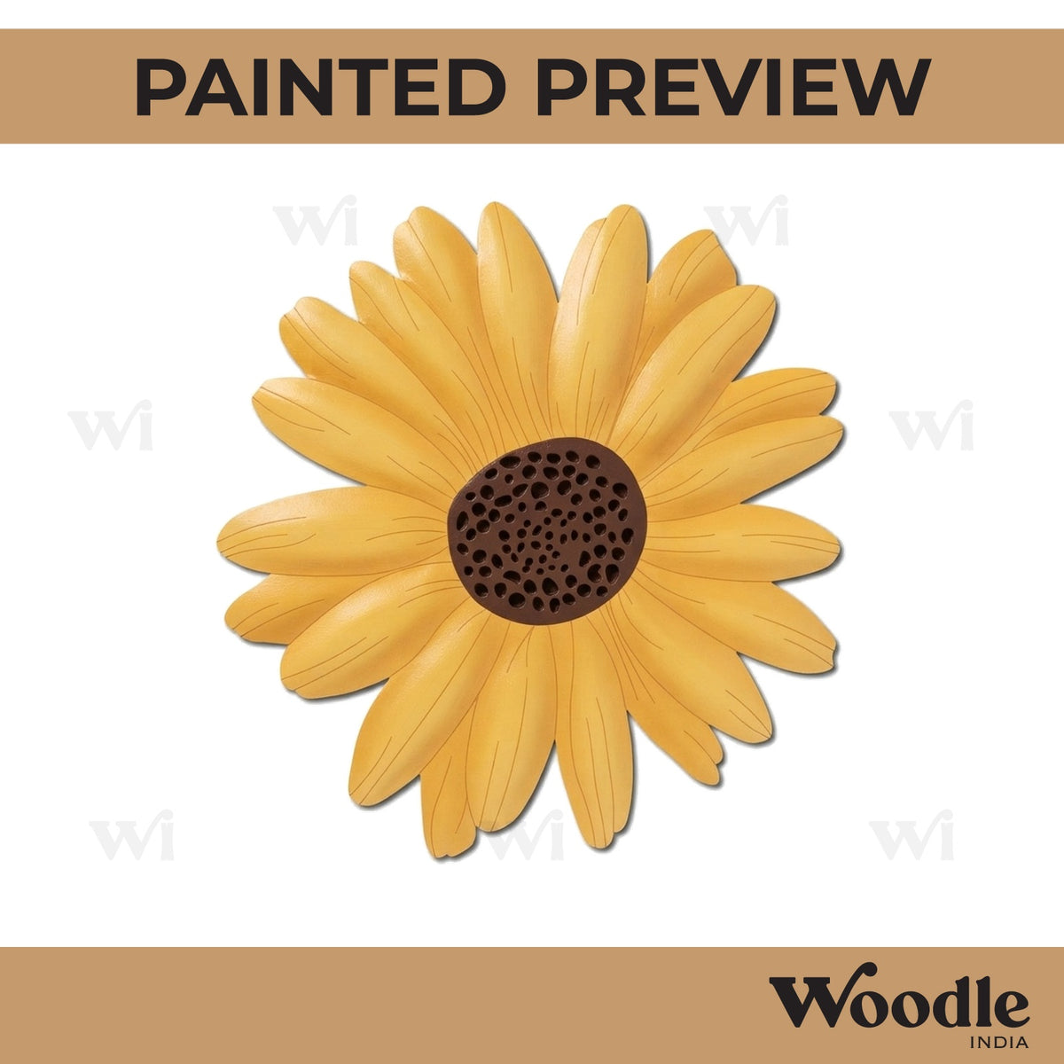 Sunflower Pre Marked MDF Design 3